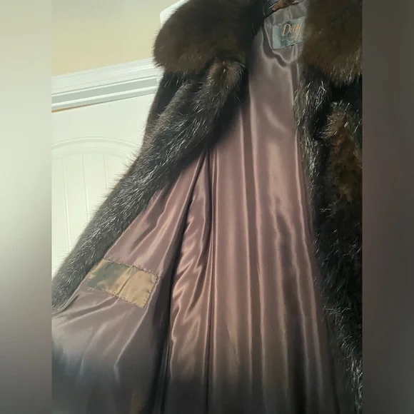 REAL FUR Brown Coat